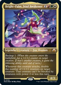 Bright-Palm, Soul Awakener (Display Commander) - Thick Stock