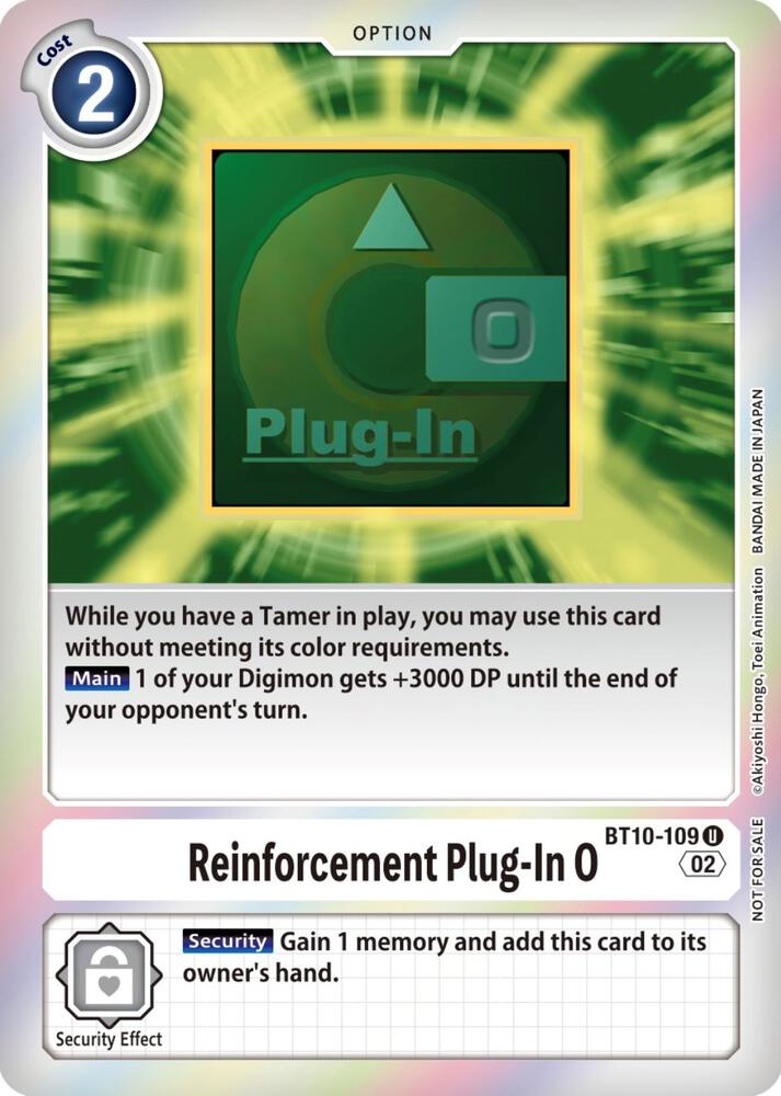 Reinforcement Plug In 0 Event Pack 4 digimon card