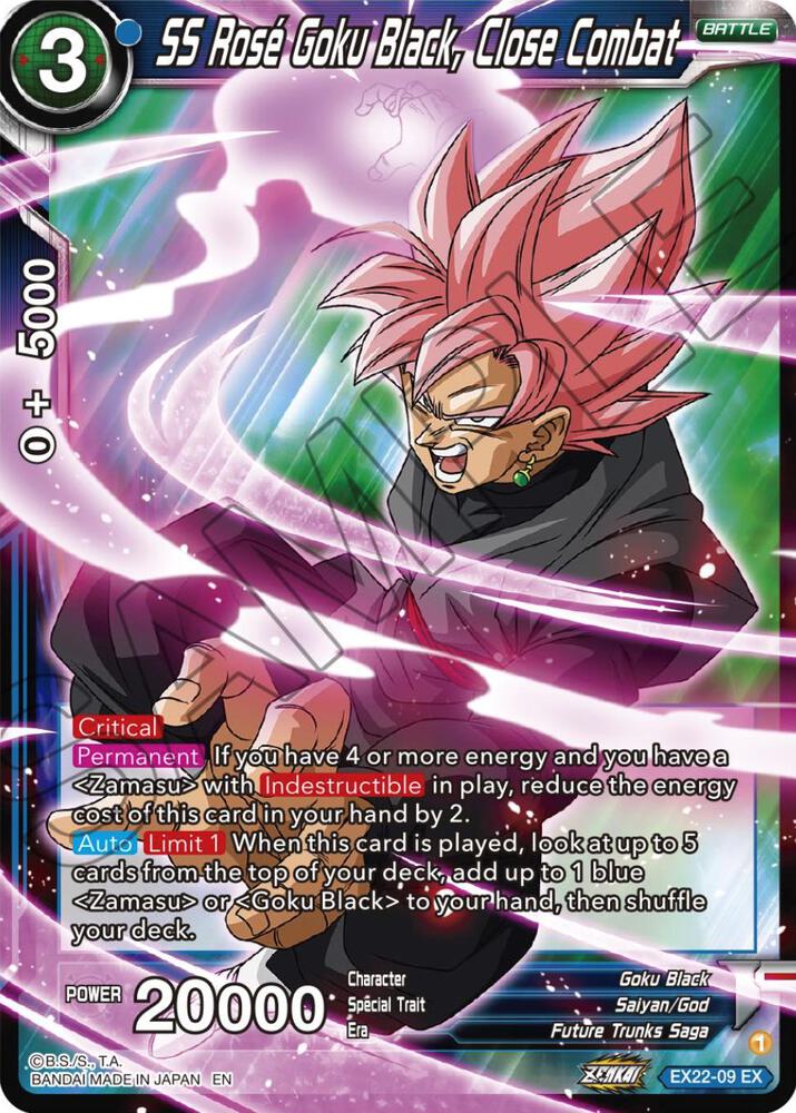 SS Rose Goku Black, Close Combat - Expansion Deck Box Set 22: Ultimate Deck  2023 - Dragon Ball Super: Masters