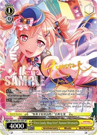 "First Candy Shop Visit" Nanami Hiromachi (SP) - Weiss Schwarz BanG Dream! Girls Band Party! 5th Anniversary trading card