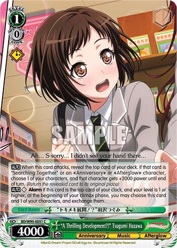 "A Thrilling Development?!" Tsugumi Hazawa