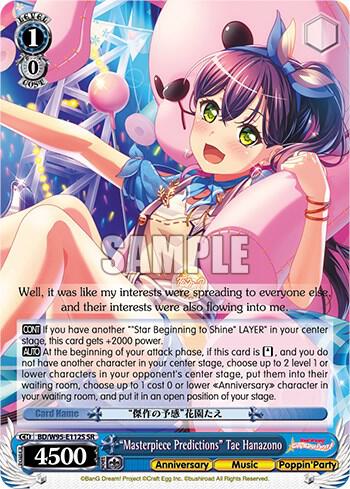 "Masterpiece Predictions" Tae Hanazono (SR)