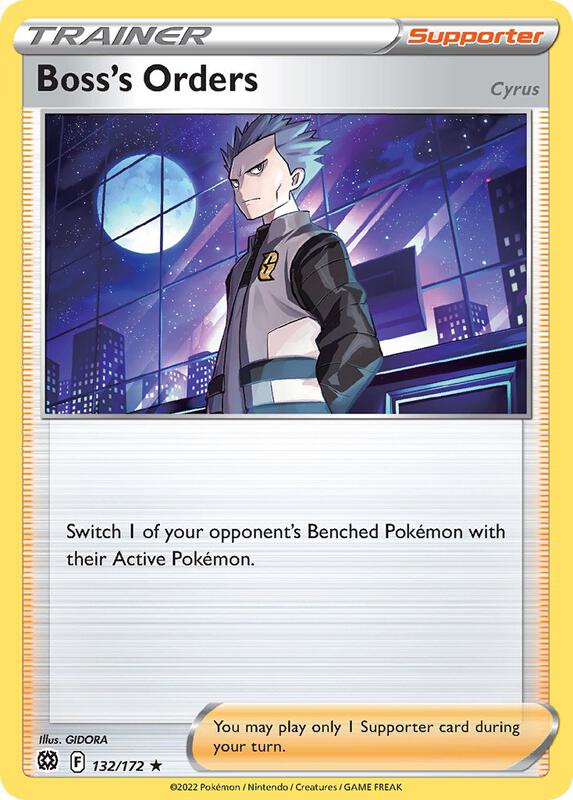 Boss's Orders (Cyrus) - 132/172 (Cosmos Holo) 132/172 from Miscellaneous Cards & Products