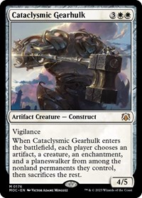 Cataclysmic Gearhulk (Commander: March of the Machine)