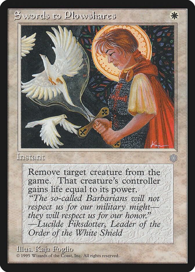 Magic: The Gathering - Swords To Plowshares (Commander) - NM/Mint Condition