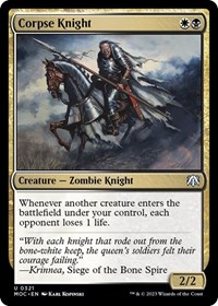 Corpse Knight (Commander: March of the Machine)