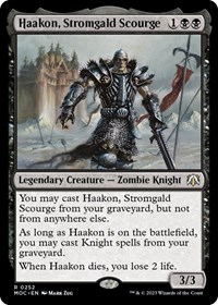 Haakon, Stromgald Scourge (Commander: March of the Machine)