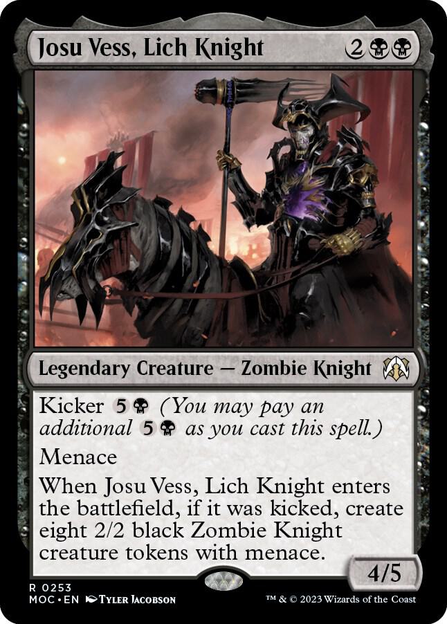 Josu Vess, Lich Knight - Commander: March of the Machine - Magic