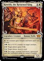 mtg kenrith commander deck EDH Deck Kenrith, the Returned King 100 Magic Cards Custom 5 Color Powerful Target player gains 5 life Kenrith, the Returned King (Theoden,