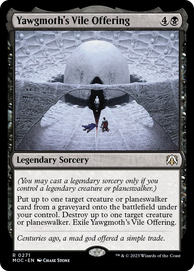 Yawgmoth's Vile Offering - Commander: March of the Machine - Magic