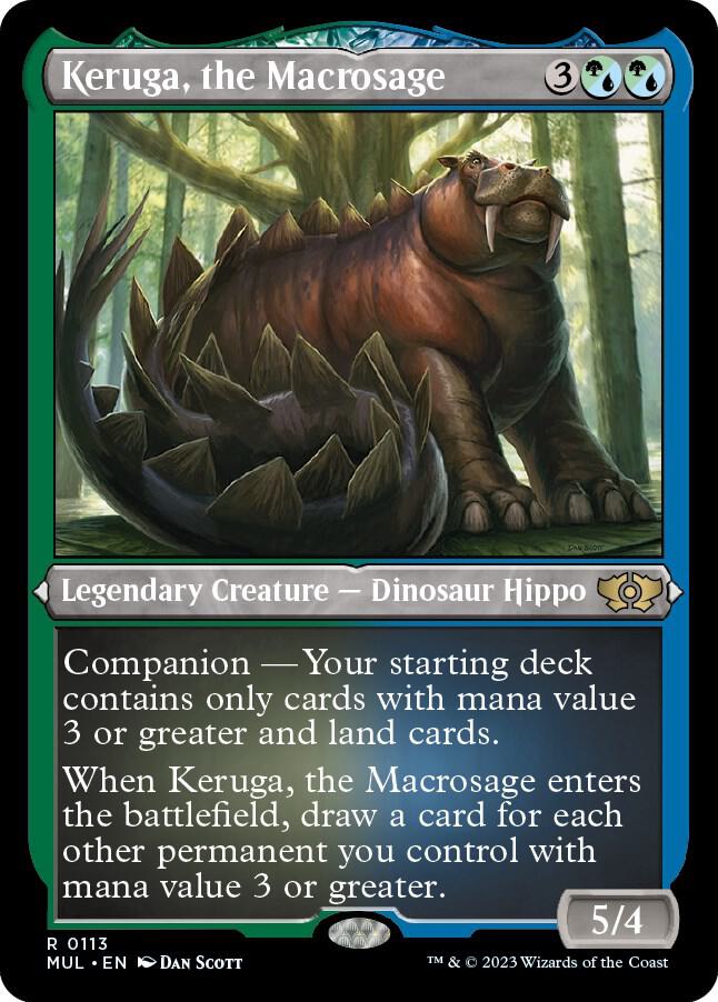 Keruga, the Macrosage (Foil Etched) 113 card