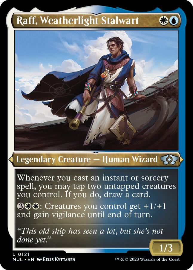 Raff, Weatherlight Stalwart (Foil Etched) 121 card