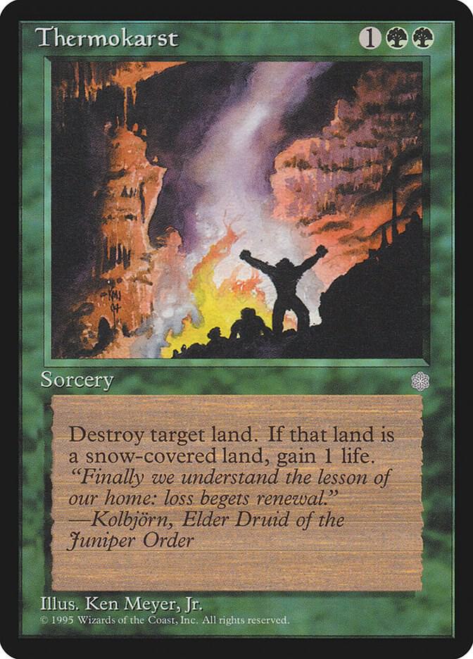 MTG Thermokarst 英語　4枚　パウパー MTG Thermokarst 英語4枚パウパー