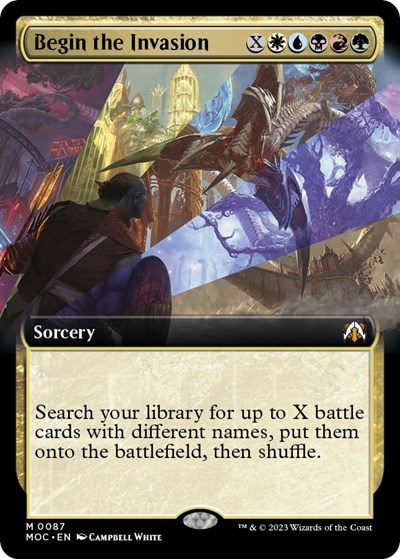 Begin the Invasion Extended Art