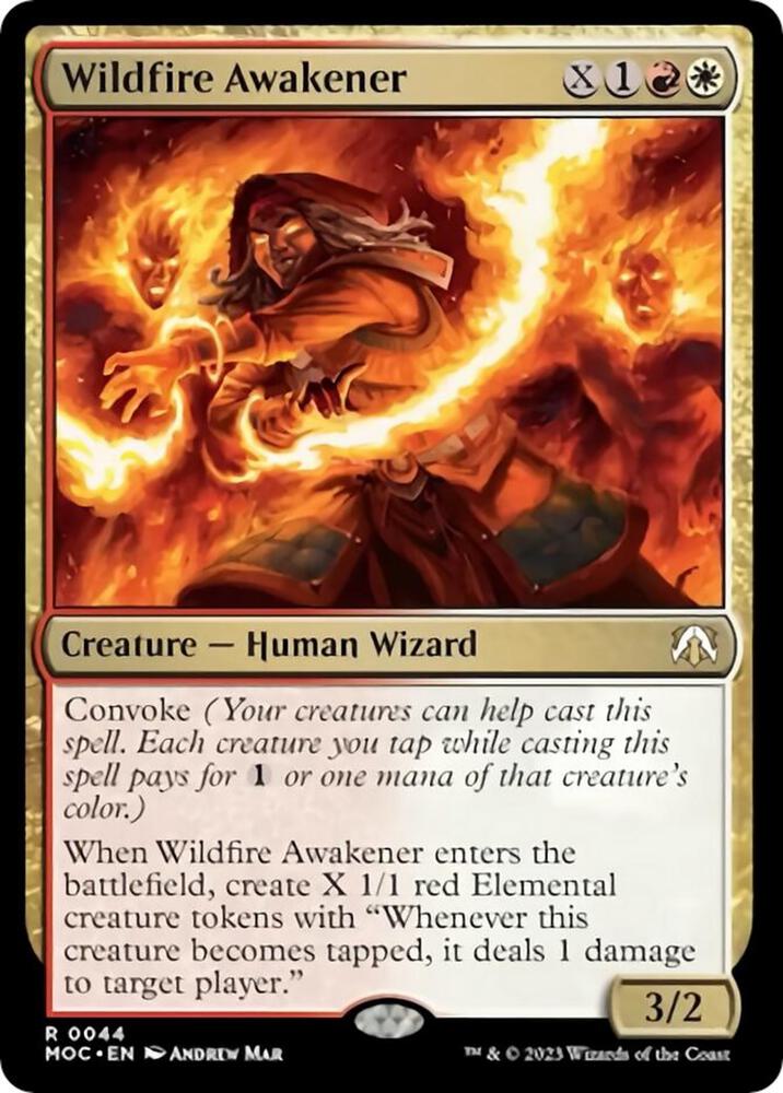 Wildfire Awakener - Commander: March of the Machine - Magic: The