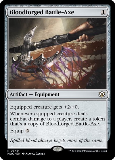 Bloodforged Battle Axe