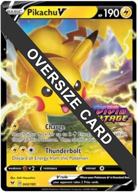 Pikachu V - 043/185 (Vivid Voltage Stamped) 043/185 from Jumbo Cards