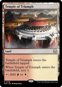 Temple of Triumph (Commander: March of the Machine)