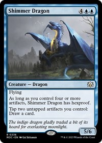 Shimmer Dragon (Commander: March of the Machine)