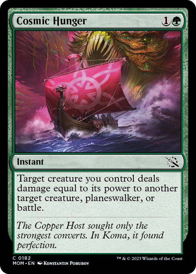 Cosmic Hunger - March of the Machine - Magic: The Gathering