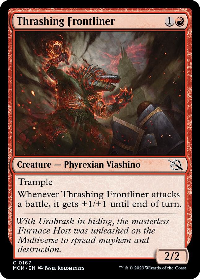 Thrashing Frontliner - March of the Machine - Magic: The Gathering