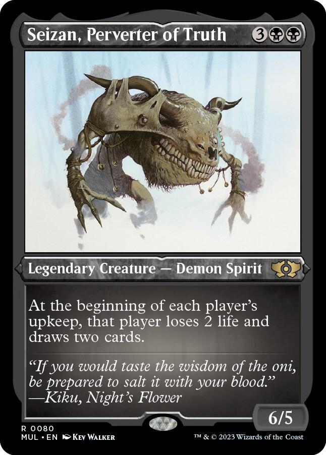 Seizan, Perverter of Truth (Foil Etched) - March of the Machine