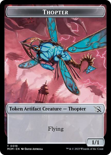 Thopter // Beast Double-sided Token - March of the Machine - Magic