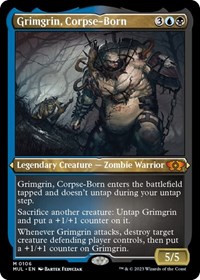 Grimgrin, Corpse-Born (Foil Etched)