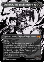 MTG 荒廃のドラゴン、スキジリクス 英語版 Foil PSA9 Skithiryx, the Blight Dragon (Halo Foil) - March of the