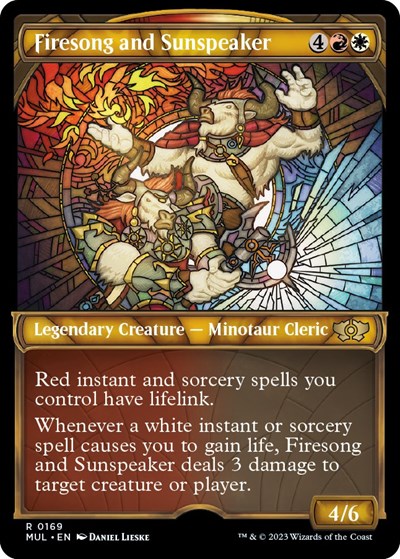 Firesong and Sunspeaker (Halo Foil)