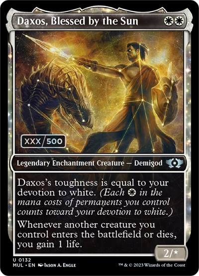 Daxos, Blessed by the Sun (Serial Numbered)