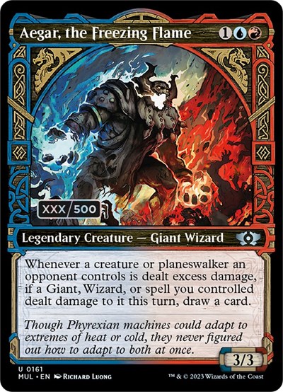 Aegar, the Freezing Flame (Serial Numbered)