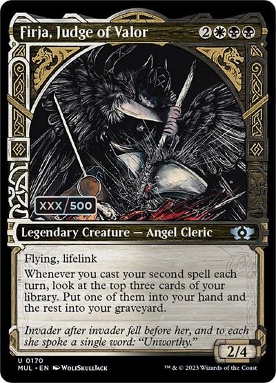 Firja, Judge of Valor (Serial Numbered)