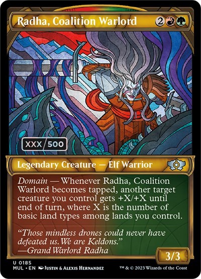 Radha, Coalition Warlord (Serial Numbered)