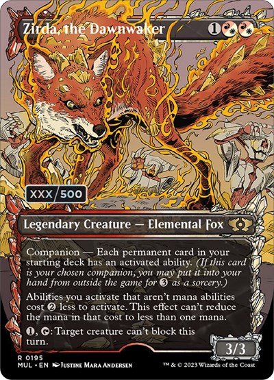 Zirda, the Dawnwaker (Serial Numbered)