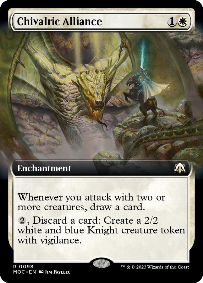 Chivalric Alliance (Extended Art) - Commander: March of the Machine ...