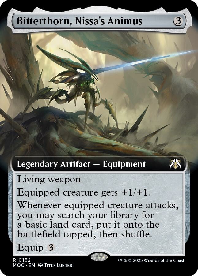 Bitterthorn, Nissa's Animus (Extended Art) - Commander: March of