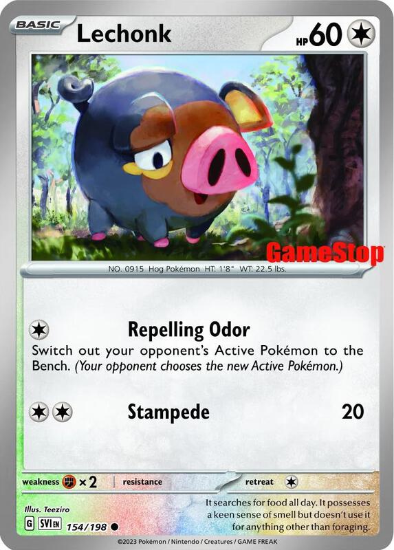 Lechonk - 154/198 (GameStop Promo) 154/198 from Miscellaneous Cards & Products