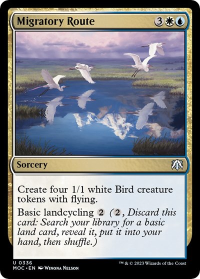 Migratory Route from MOC #336, Magic: The Gathering card