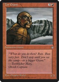 Tor Giant - Ice Age - Magic: The Gathering card