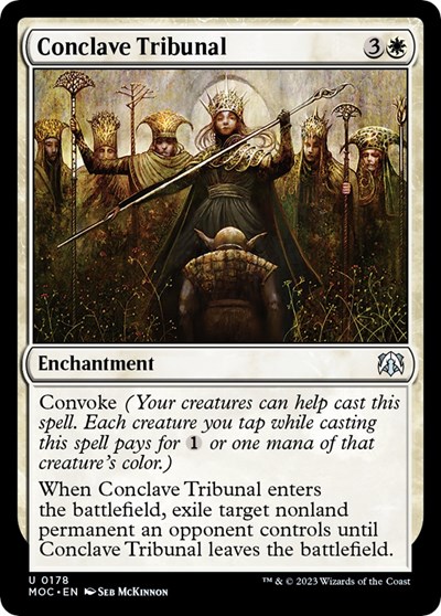 Conclave Tribunal from MOC #178, Magic: The Gathering card