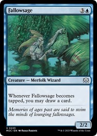 Fallowsage (Commander: March of the Machine)