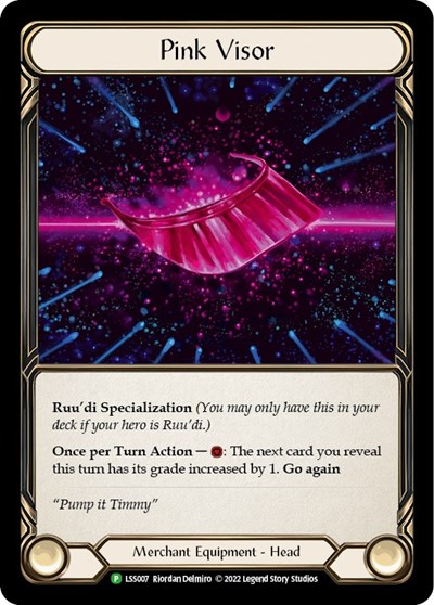 Pink Visor - LSS007 Flesh and Blood: Promo Cards card price