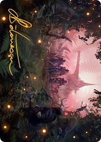Invasion of Eldraine Art Card (Gold-Stamped Signature)