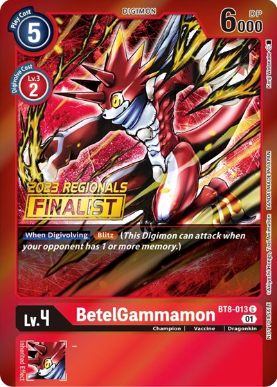 BetelGammamon (2023 Regionals Finalist) New Awakening card price