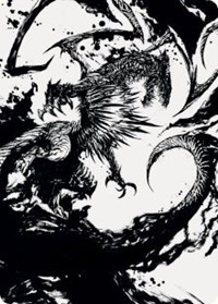 Skithiryx, the Blight Dragon Art Card