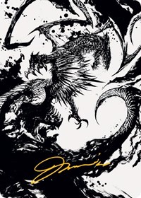 Skithiryx, the Blight Dragon Art Card (Gold-Stamped Signature)