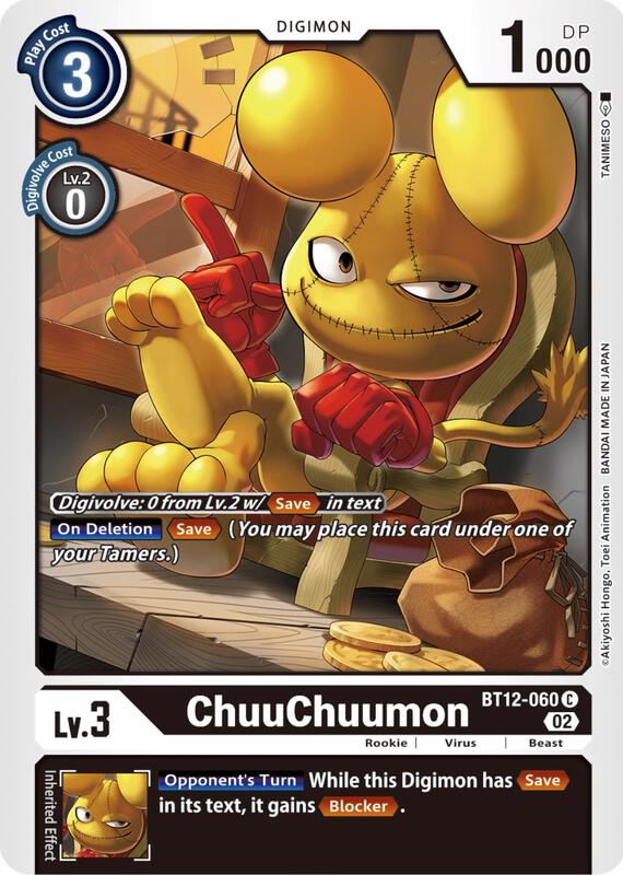 Opossummon Across Time Digimon Card Game
