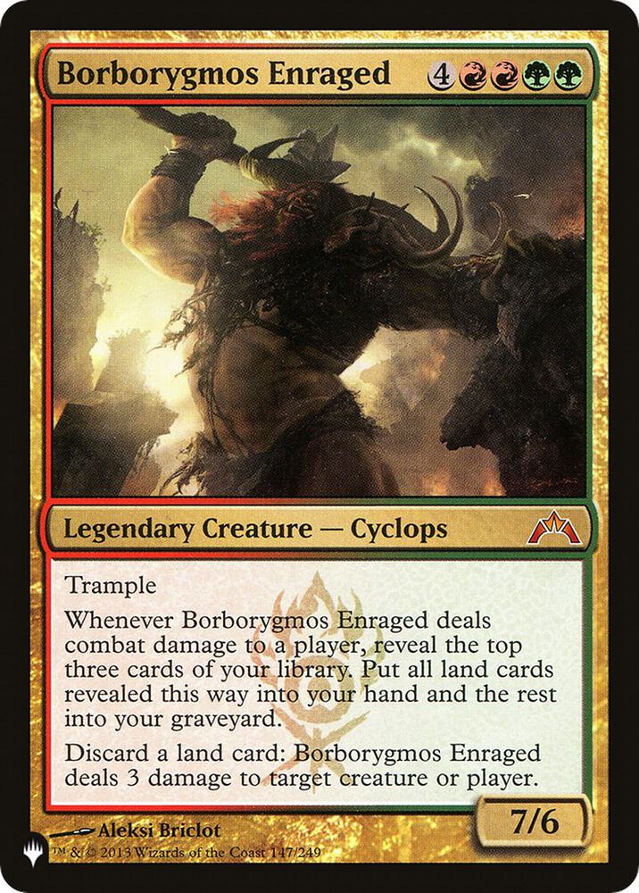 Borborygmos Enraged #GTC-147 — The List