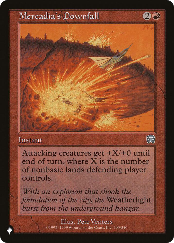 Mercadia's Downfall #MMQ-205 — The List